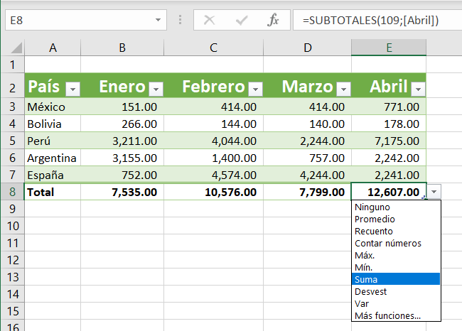 Tabla En Excel Siempre Excel 9331