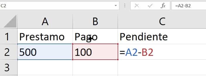 Como Hacer Una Resta En Excel 2257