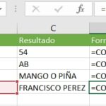 concatenar en Excel