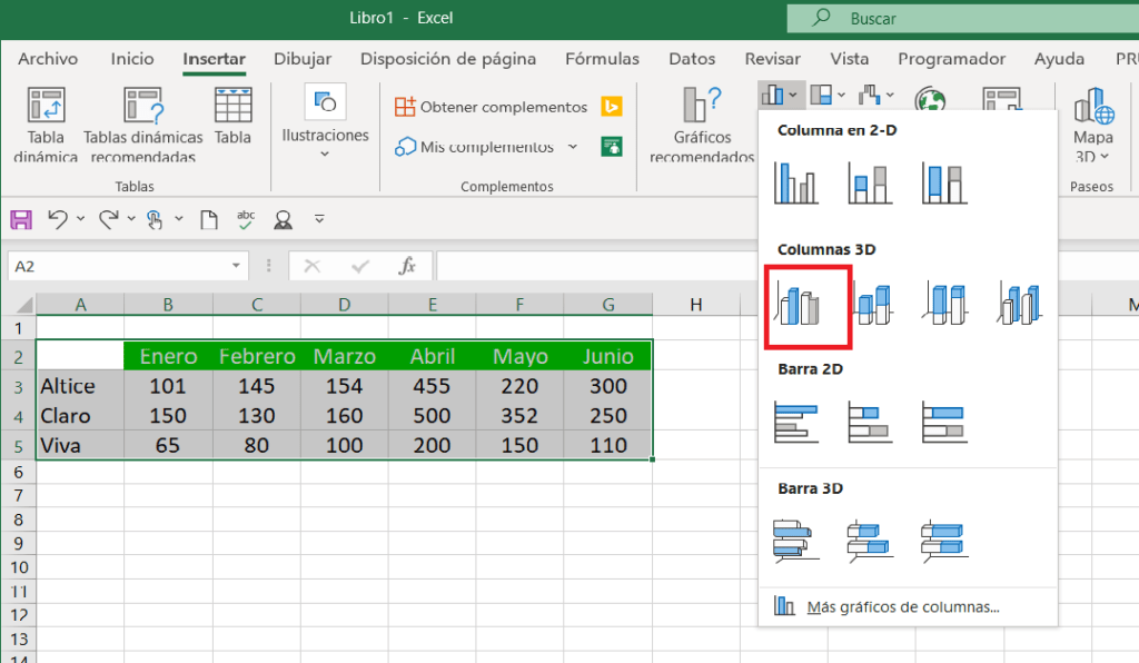 Cómo Hacer Un Gráfico En Excel Siempre Excel 0002