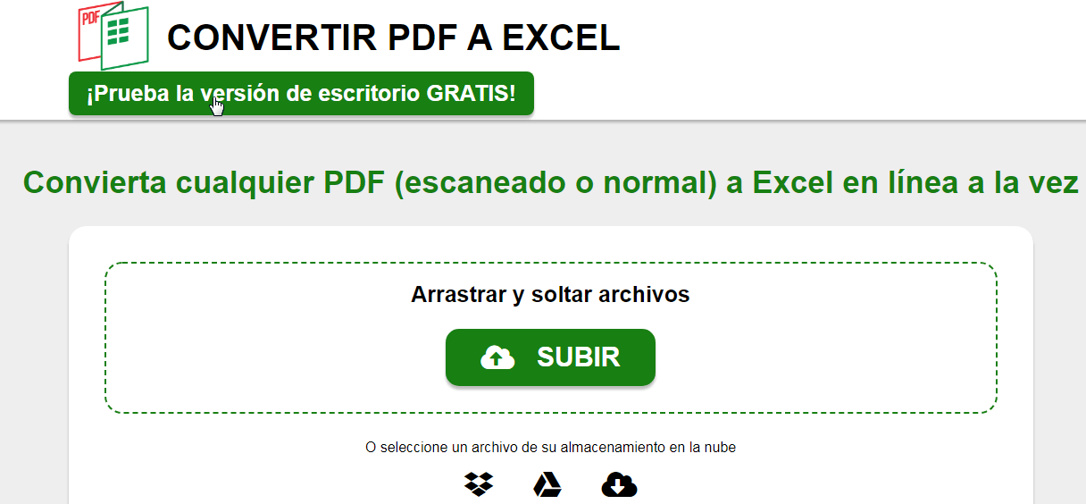 Convertir Pdf A Excel En Línea De Forma Gratuita Siempre Excel 2323