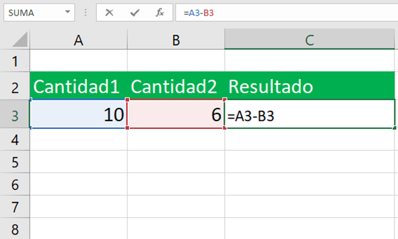 fórmulas de Excel