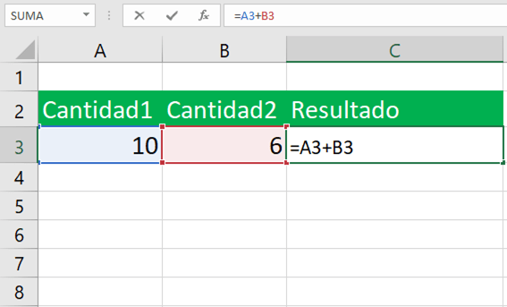 fórmulas de Excel