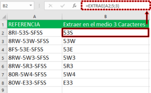 extrae en excel