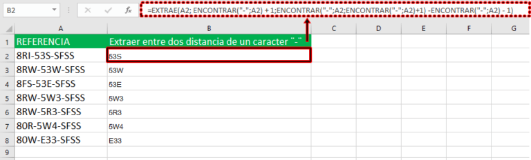 Extraer En Excel Cadena De Texto De Una Celda Siempre Excel 3534