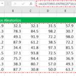 numeros aleatorios en excel con decimales