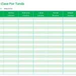 Horario de clases: Plantillas en excel horario de clase por tanda en excel