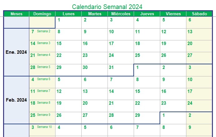 Calendario 2024 Descargar Plantilla En Excel Siempre Excel Sexiezpix Web Porn