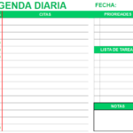 Agenda diaria en excel agenda diaria en excel