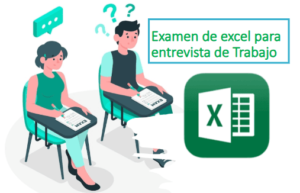 examen de excel para entrevista de trabajo