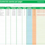 plantilla cuentas por pagar excel gratis