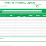 Plantilla excel logística y transporte gratis