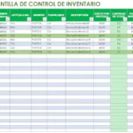control de inventario en excel
